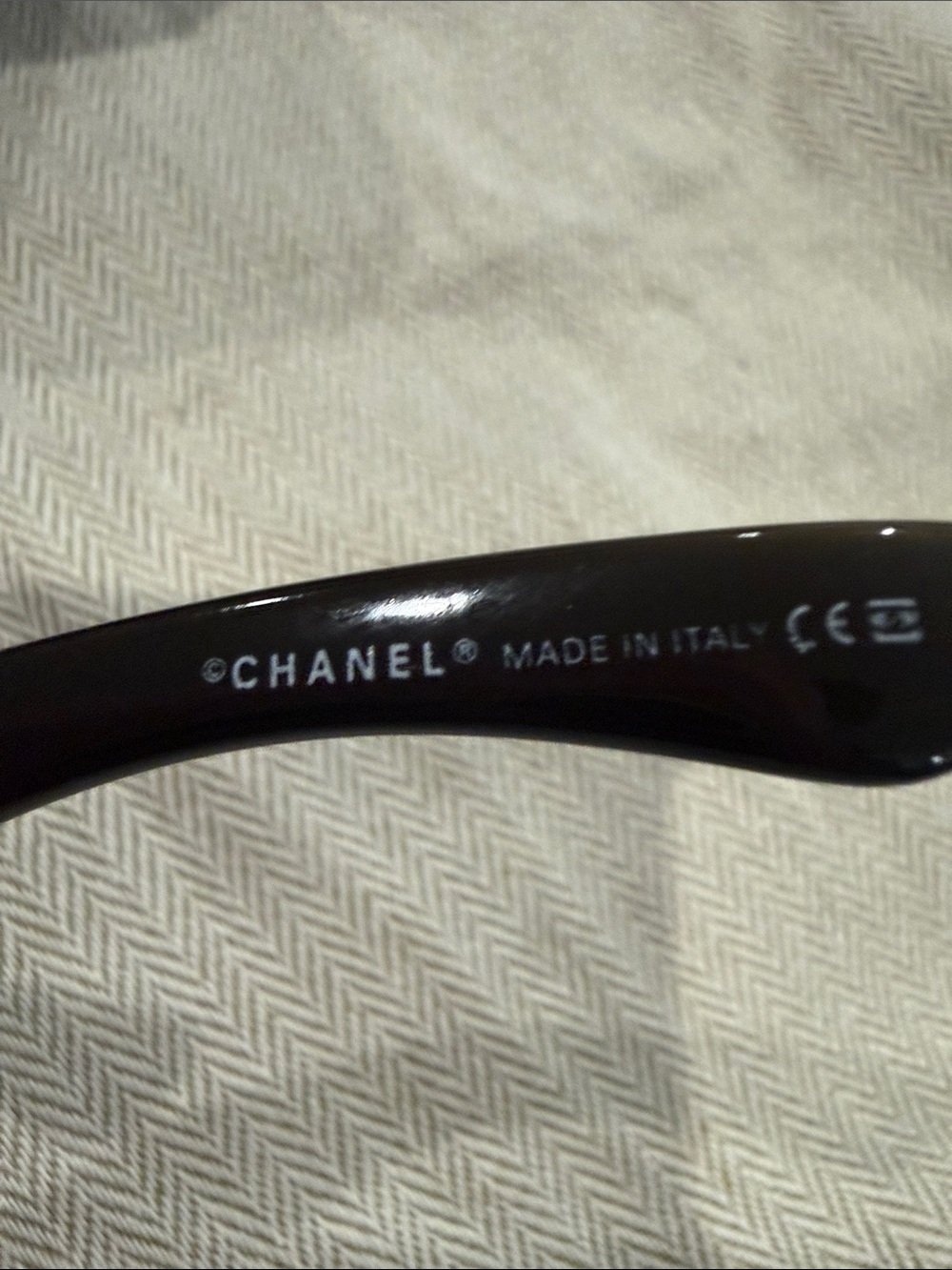 CHANEL Brown Black Tortoiseshell CC Logo Wrap Sunglasses - Picture 5 of 13